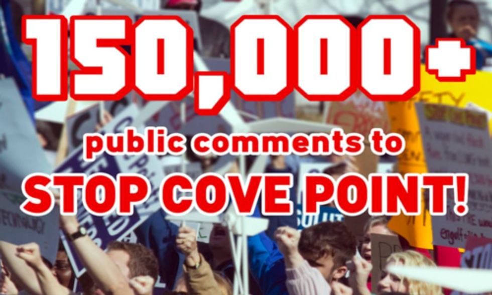 Public Outcry Intensifies to Stop Cove Point LNG Export Facility
