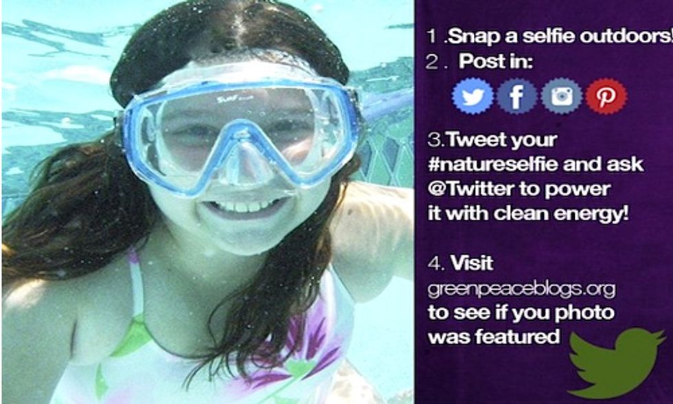 Tell Twitter to Go Green With a #NatureSelfie