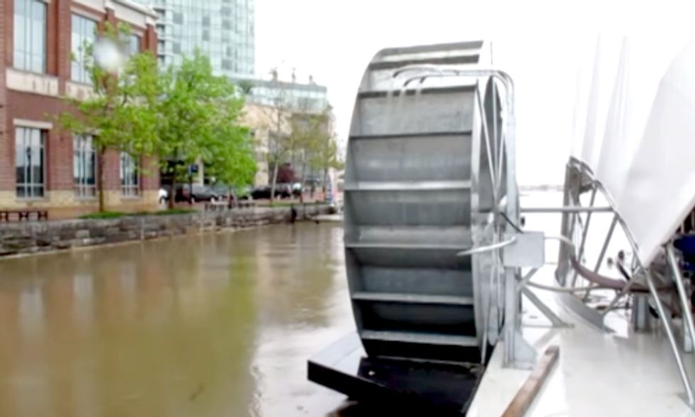 How a Solar-Powered Water Wheel Can Clean 50,000 Pounds of Trash Per Day From Baltimore's Inner Harbor
