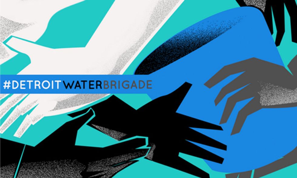 Detroit Water Brigade Fights for Basic Human Right of Clean Drinking Water