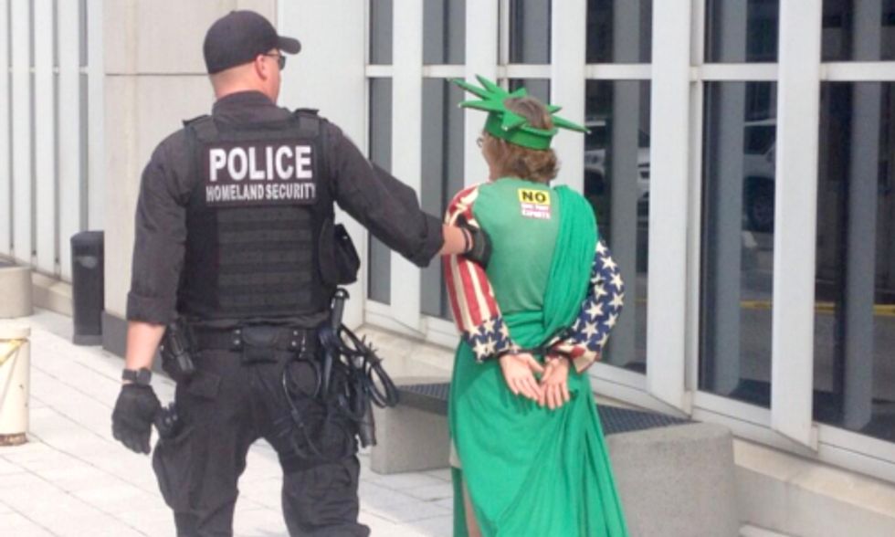 24 Anti-Fracking Activists Arrested in Washington at First-Ever FERC Sit-In Protest