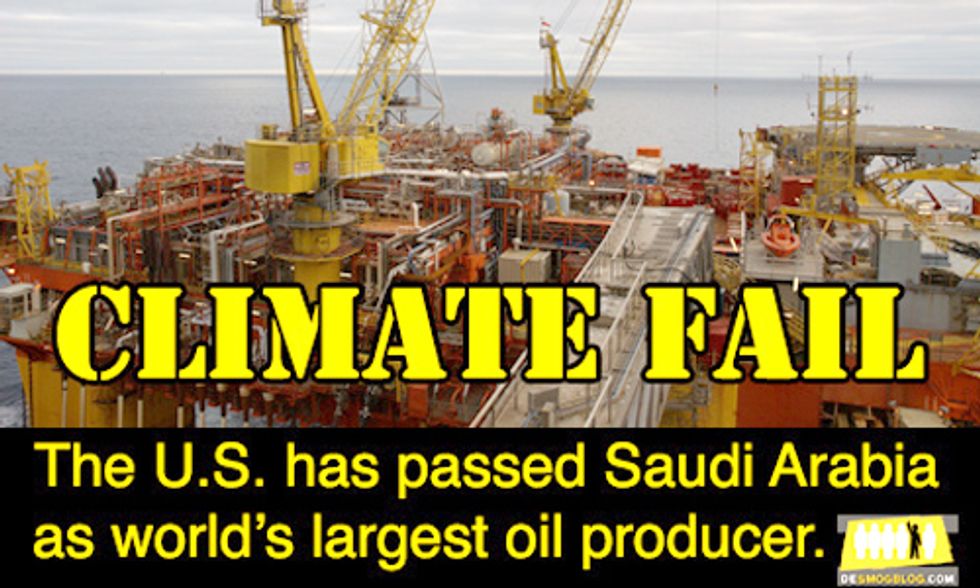 U.S. Becomes Biggest Oil Producer After Overtaking Saudi Arabia