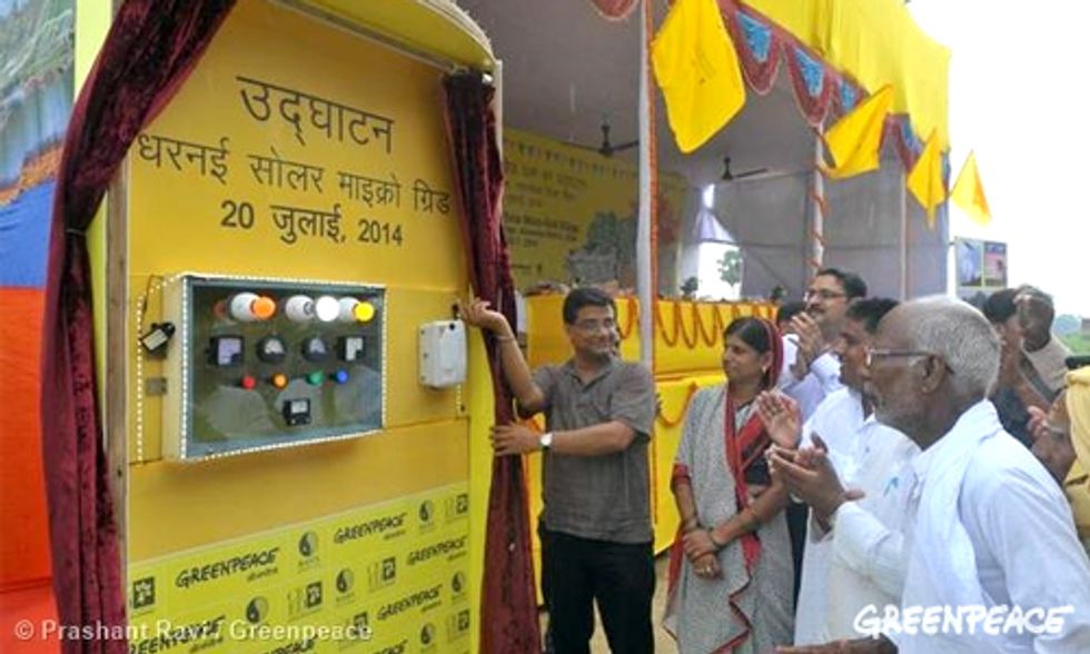 Powering Villages With Solar Instead of Dirty Fossil Fuels