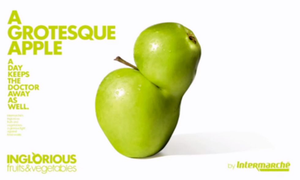 French Supermarket Highlights Ugly Fruits and Veggies Instead of Wasting Them