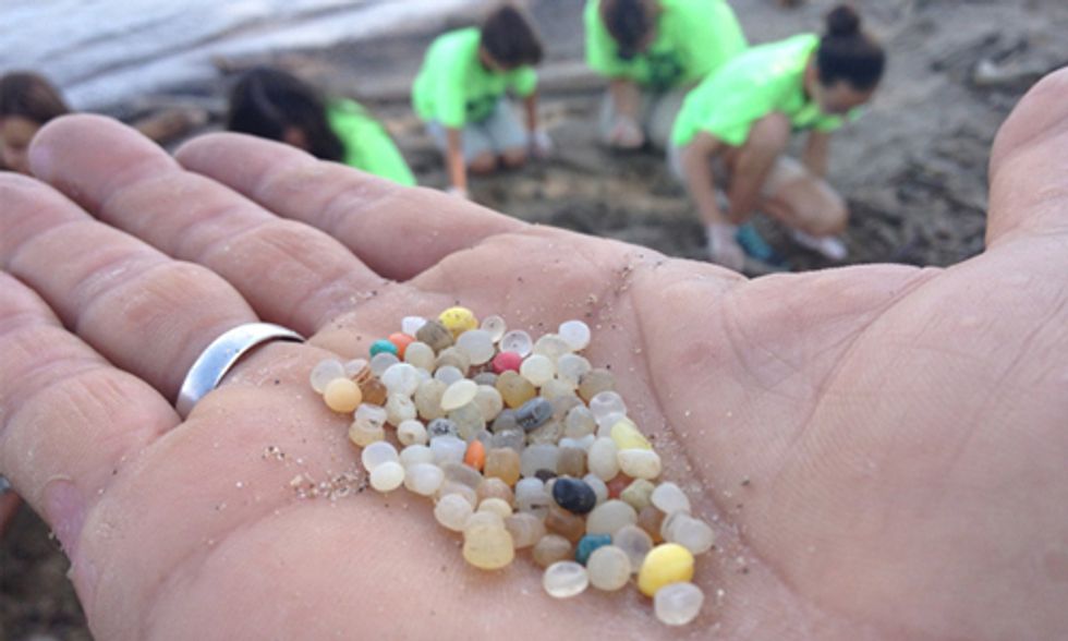 Plastic Pellets Pollute Lake Erie