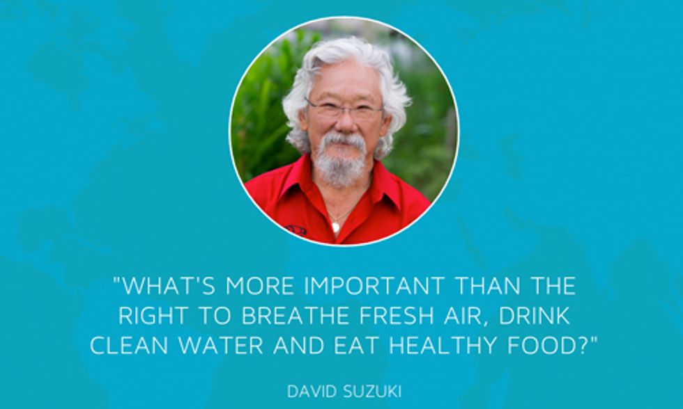 The Blue Dot Tour: The Right to Breathe Fresh Air, Drink Clean Water and Eat Healthy Food