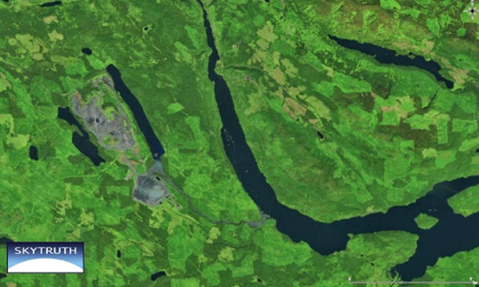 Massive Spill at Canadian Gold Mine Detected By Satellite
