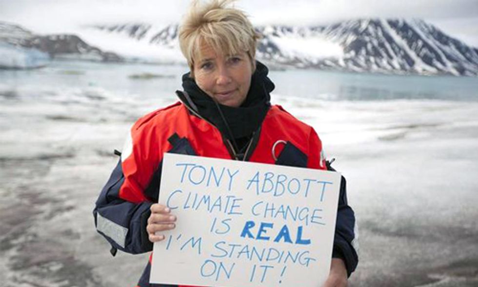 Emma Thompson Teams With Greenpeace to Save the Arctic