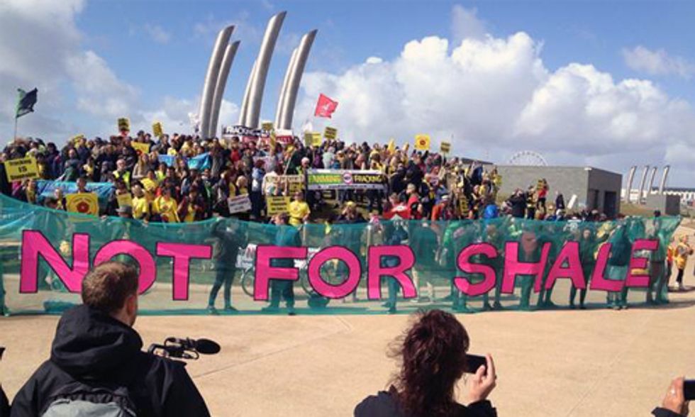 UK Fracking Activists 'Reclaim the Power'