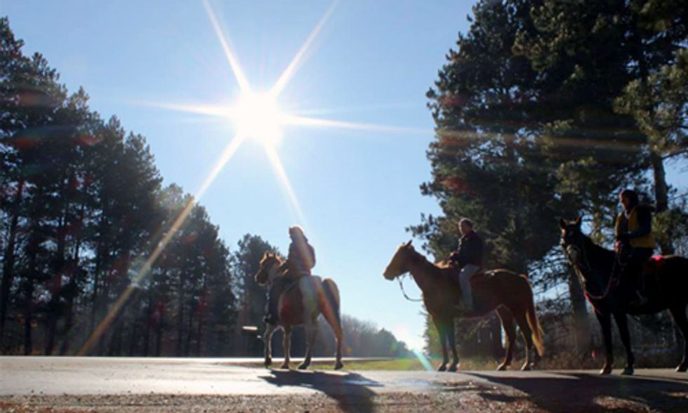 Native Americans Launch 'Love Water Not Oil' Ride To Protest Fracking Pipeline