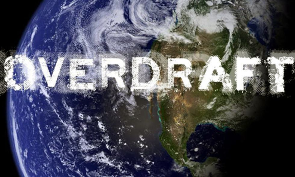 Earth's Annual Resource Allotment Runs Out Today