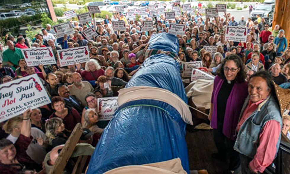 Hundreds Gather to Oppose North America's Largest Coal Terminal