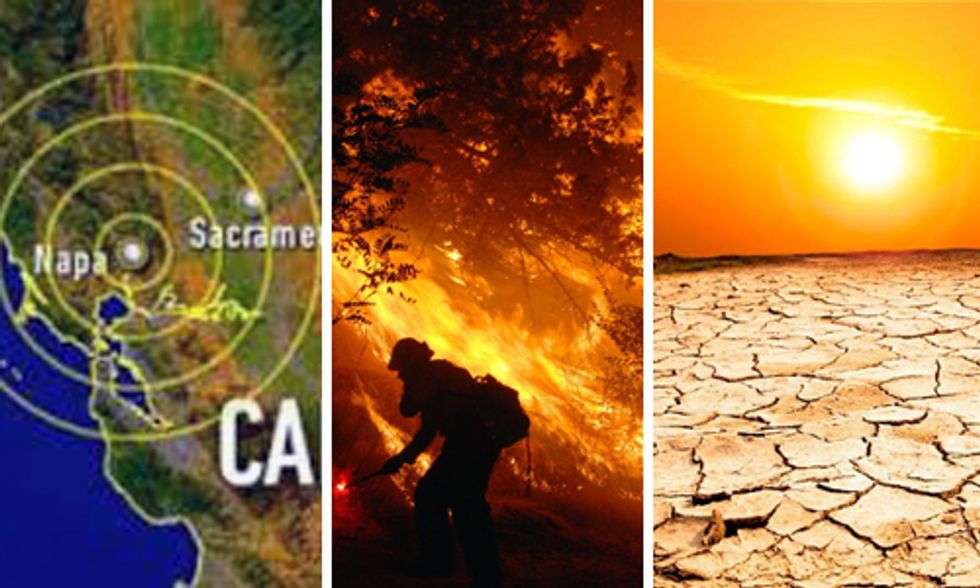 Earthquake, Drought and Wildfires Ravage California