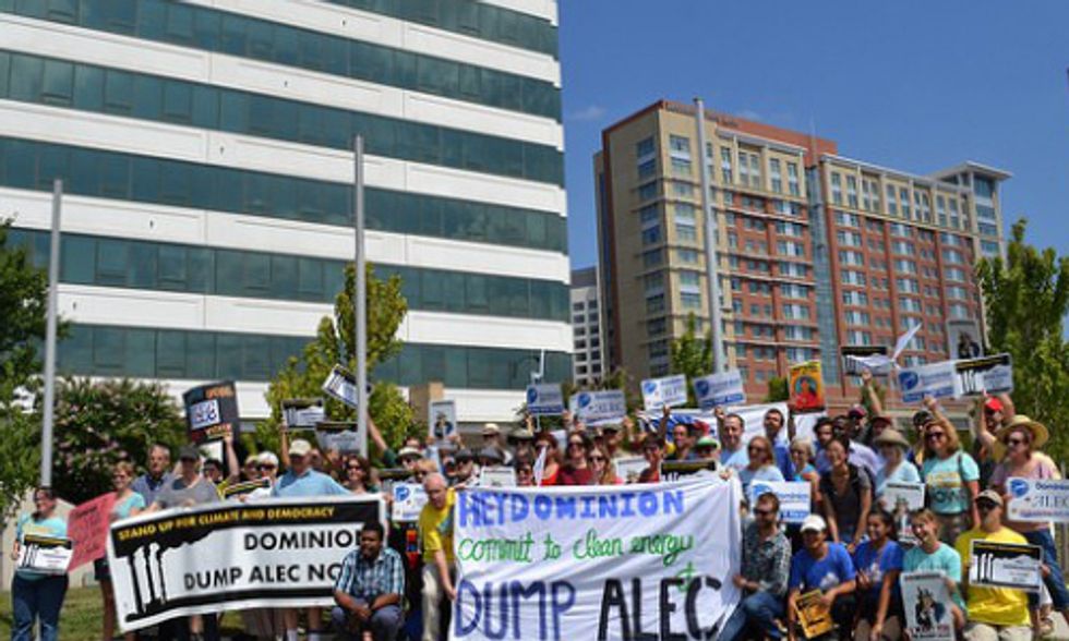 Virginians Pressure Dominion to Dump ALEC