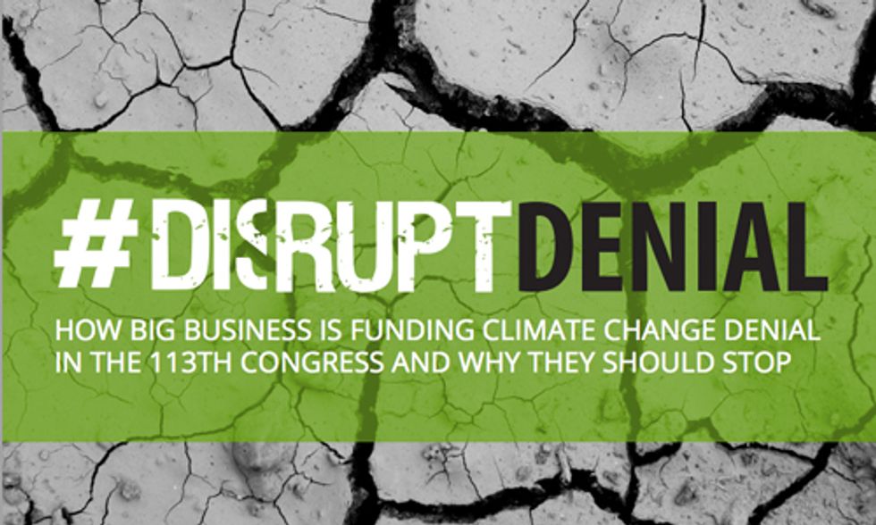 Report Says 'Green' Businesses Donate Millions to Congressional Climate Deniers