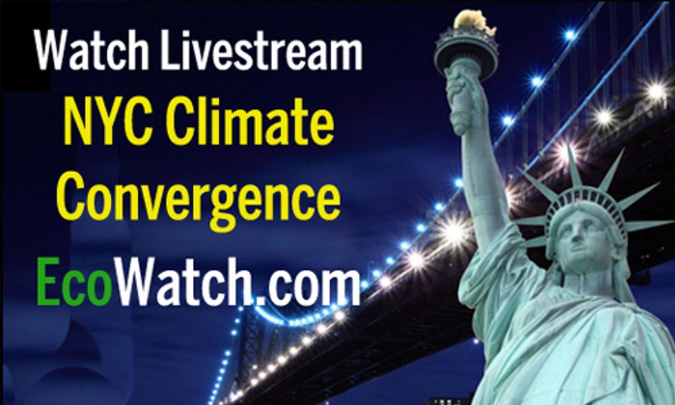WATCH LIVESTREAM: NYC Climate Convergence: The Warm Up to People's Climate March