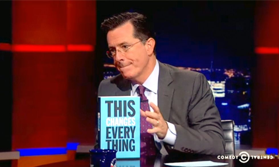 Capitalism vs. The Climate: Stephen Colbert Talks To Naomi Klein