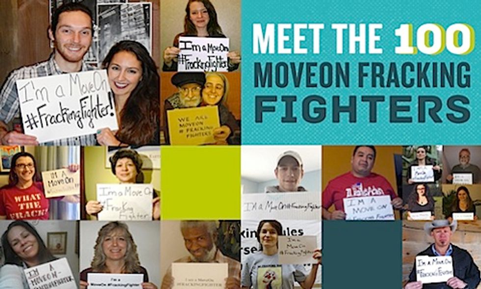 National Campaign Supports 100 Grassroots Anti-Fracking Activists