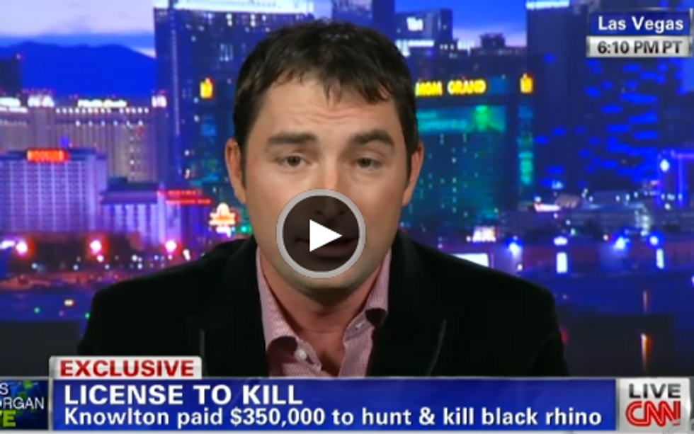 Man Pays $350K to Kill a Rhino