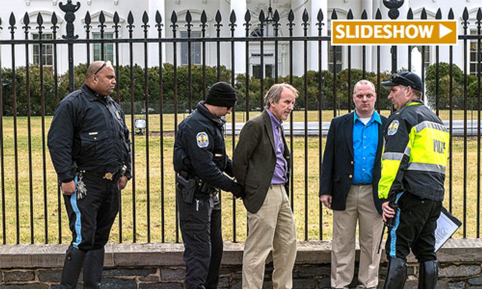 Slideshow: Direct Action to Stop Keystone XL South at the White House