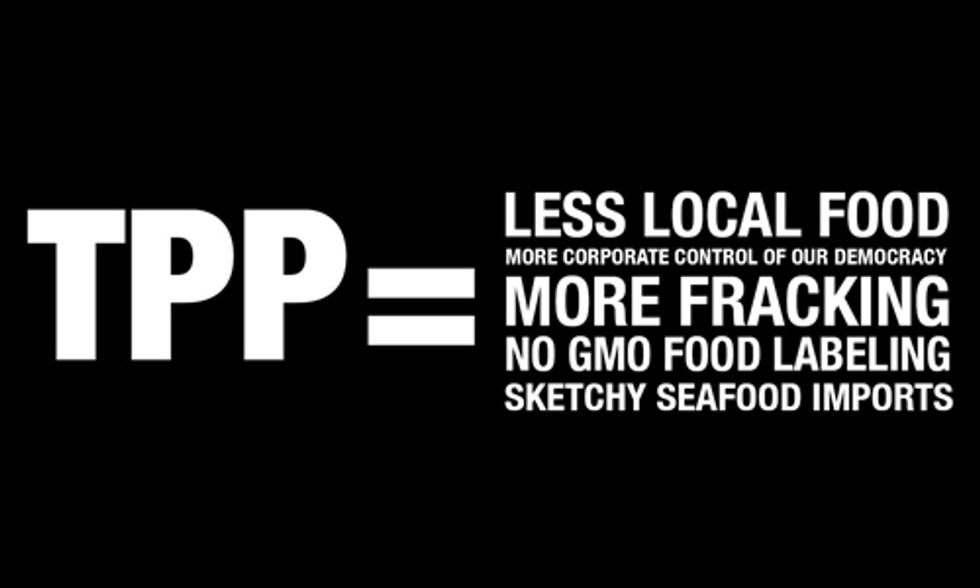Fast Tracking TPP Would Mean More Corporate Control of Our Democracy