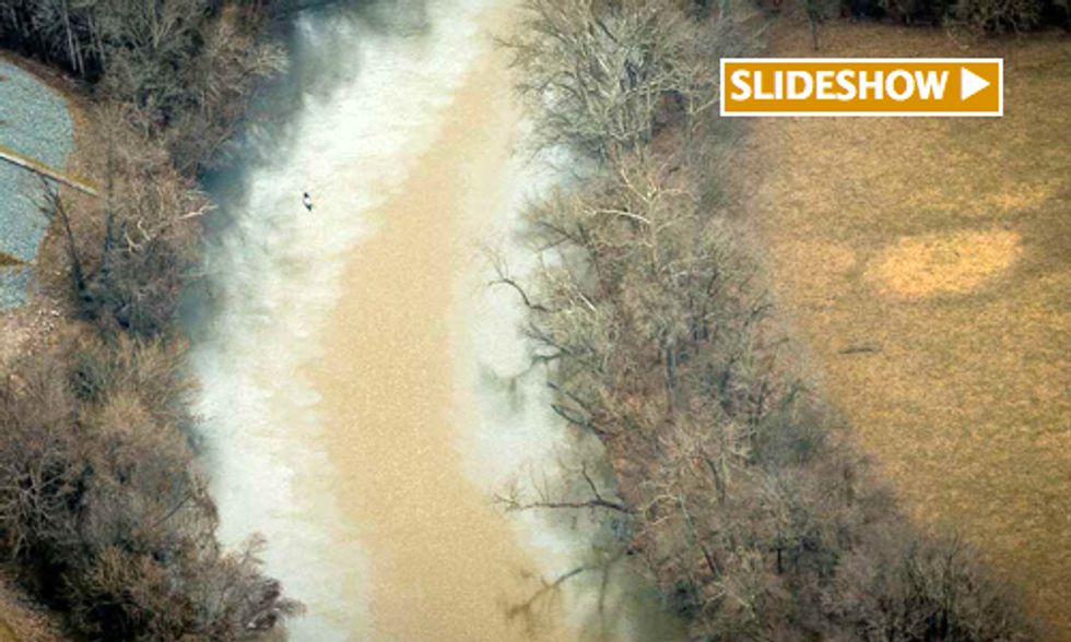 Exclusive: Duke Energy Ongoing Coal Ash Spill Into Dan River