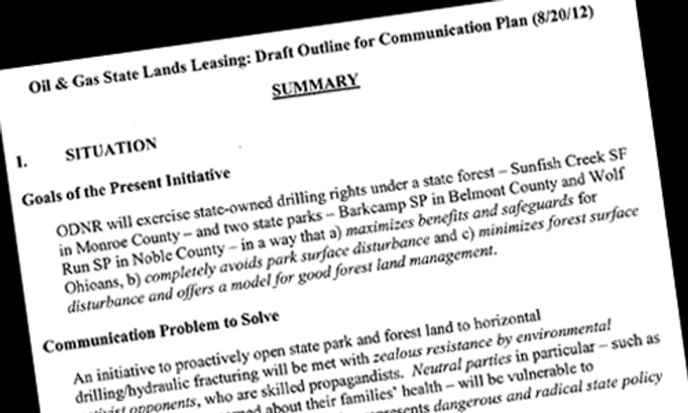 Plan Shows Regulatory Agency and Fracking Industry in Cahoots to Promote Drilling in State Parks