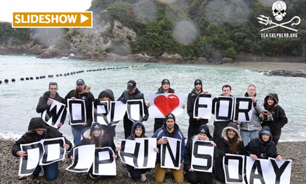 Sea Shepherd Supporters Rally Worldwide Calling for End to Brutal Taiji Dolphin Hunts
