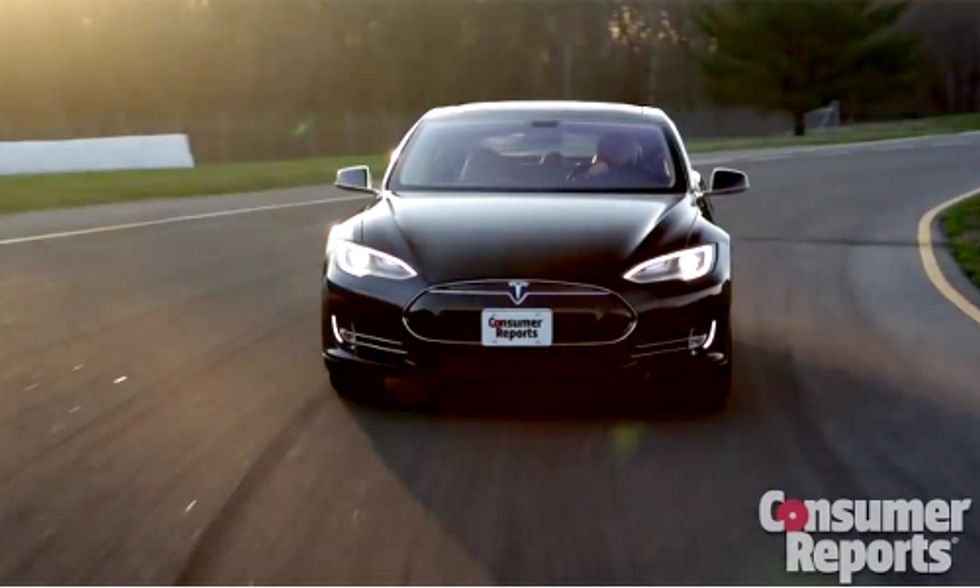 Big Win for EVs: Consumer Reports Names Tesla Model S Best Overall Car For 2014
