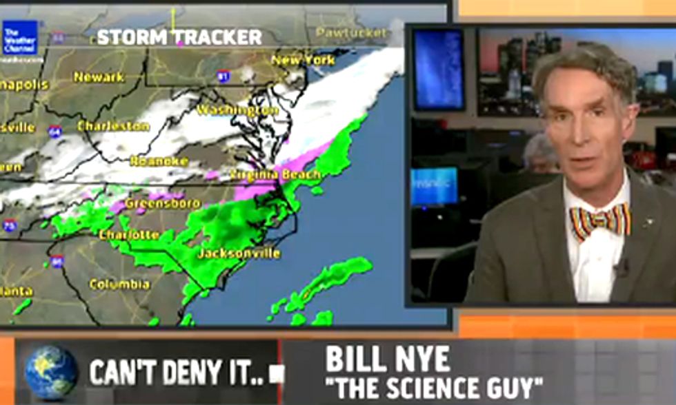 Bill Nye ‘The Science Guy' and Michael Mann Explain The Difference Between Climate and Weather on MSNBC