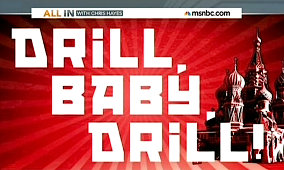 Chris Hayes Debunks Myth that Approving Keystone XL and Fracking More Will Weaken Russia in Ukraine Crisis