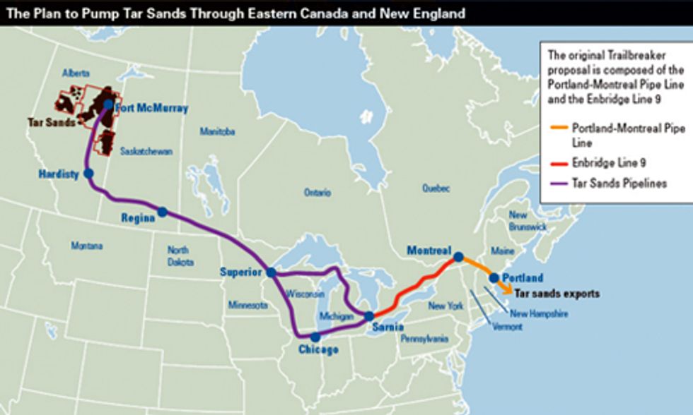 Pipeline Approved to Bring Tar Sands to Montreal and New England's Doorstep
