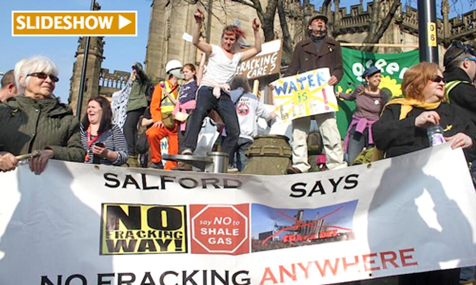 1,000 March at Largest Fracking Protest in UK History