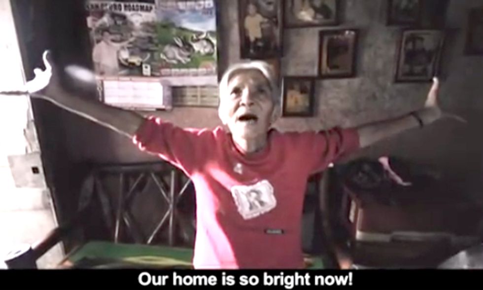 How Plastic Bottles Filled With Water Could Illuminate 1 Million Homes