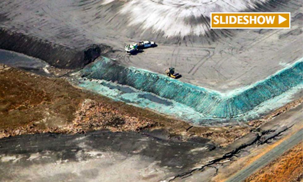 Breaking: Duke Energy Caught Dumping Wastewater from Coal Ash Lagoon Into Local Watershed