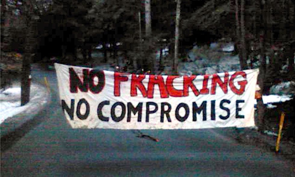 Protestors Arrested Halting Fracking Operations in Pennsylvania State Forest