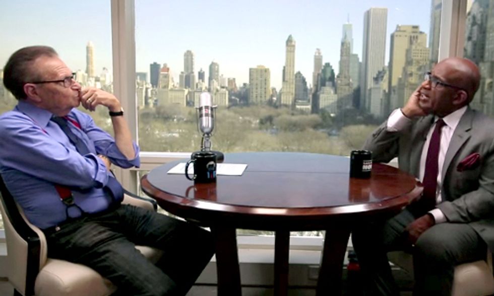Al Roker Tells Larry King: Snowstorms Are Due to Climate Change