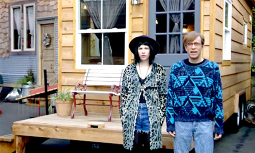 Watch Portlandia's Hilarious Take on Life Inside a Tiny House