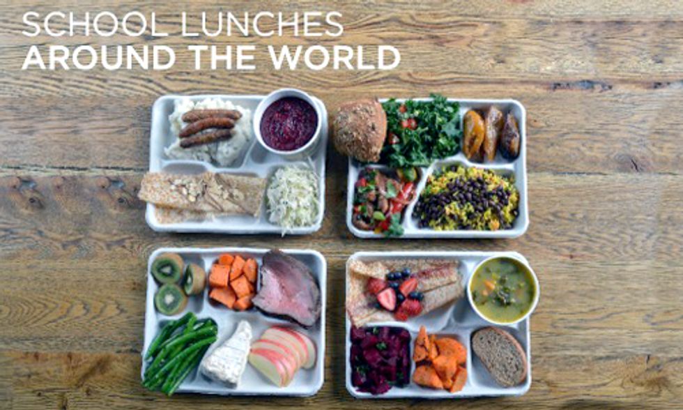 Striking Photos Show What Kids Around the World Eat for Lunch