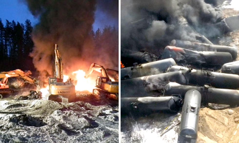 Yet Another Oil Bomb Train Explosion Marks Fourth Derailment in Four Weeks