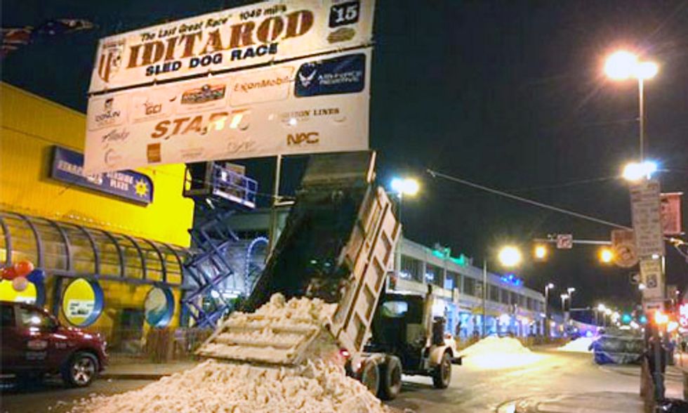 Snow Trucked in for Iditarod, Ski Resorts Remain Closed as February Experienced Most Extreme Weather in History