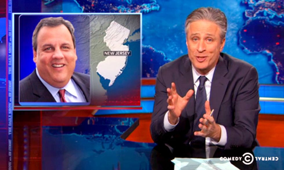 Jon Stewart Hammers Gov. Christie Over Staggering Exxon Spill Settlement