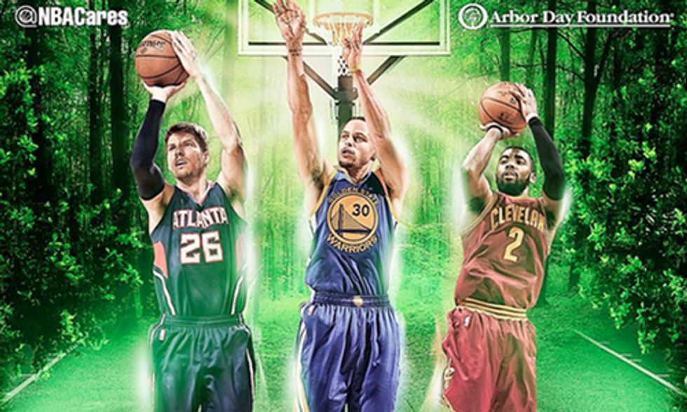 NBA Will Plants 3 Trees for Each 3-Pointer During Green Week