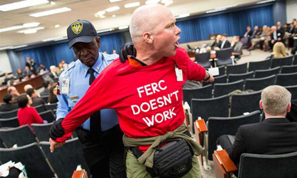 Protesters Removed After Disrupting Monthly FERC Meeting
