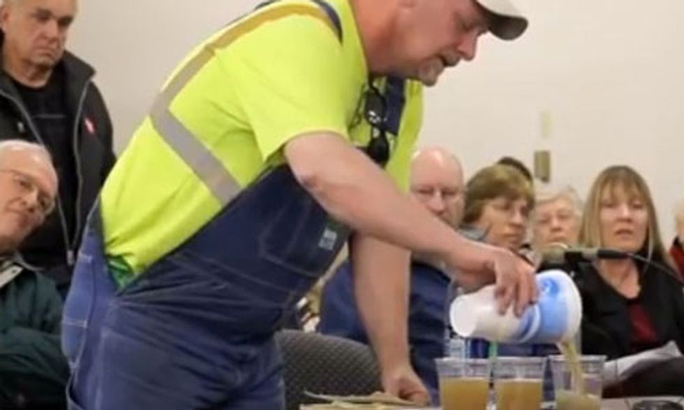 Watch Viral Video: Nebraska Man Asks Oil and Gas Commission One Simple Question: 'Would You Drink It?'