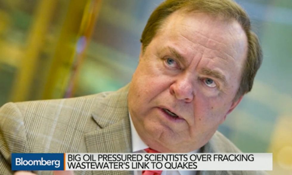 Oil and Gas Billionaire Pressured Oklahoma Scientist to Ignore Fracking-Earthquake Link