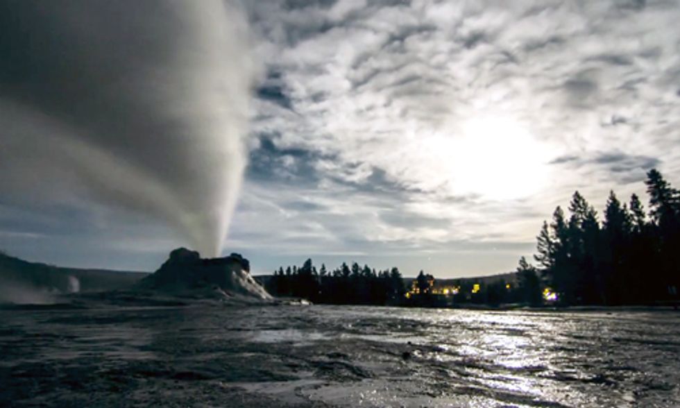 Watch This Stunning Time Lapse Video of Yellowstone by Moonlight