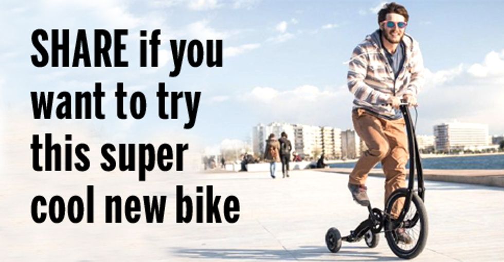 It's a Bike ... It's a Scooter ... It's a Fun New Way to Ride Around Town