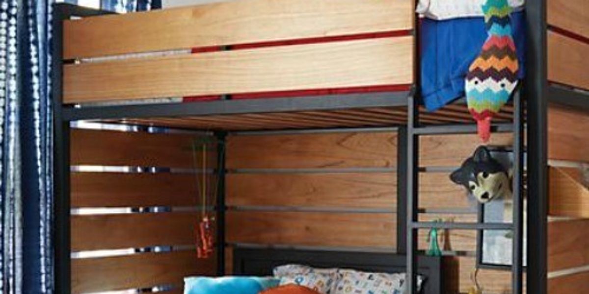Natural Solid Wood Furniture For Kids, Solid Wood Bunk Beds For Kids