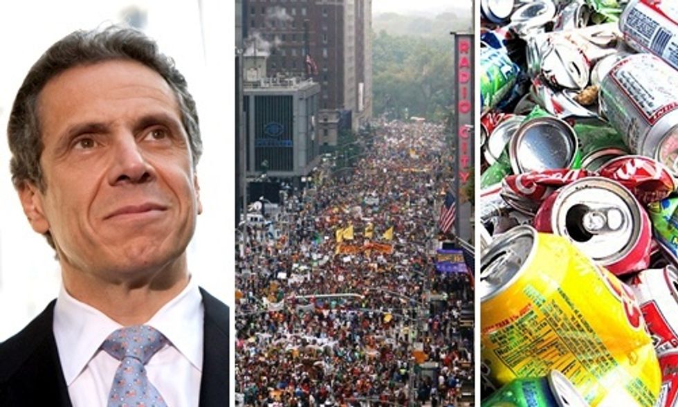 NY Fracking Ban, People's Climate March and Recycling Center Celebrated at Awards Event